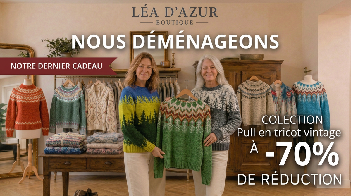 Pull en tricot vintage