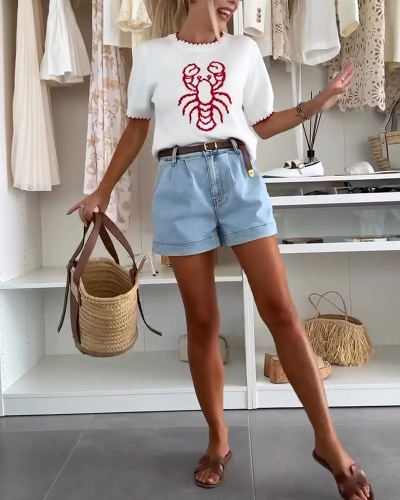 Pull Imprimé Style Urbain
