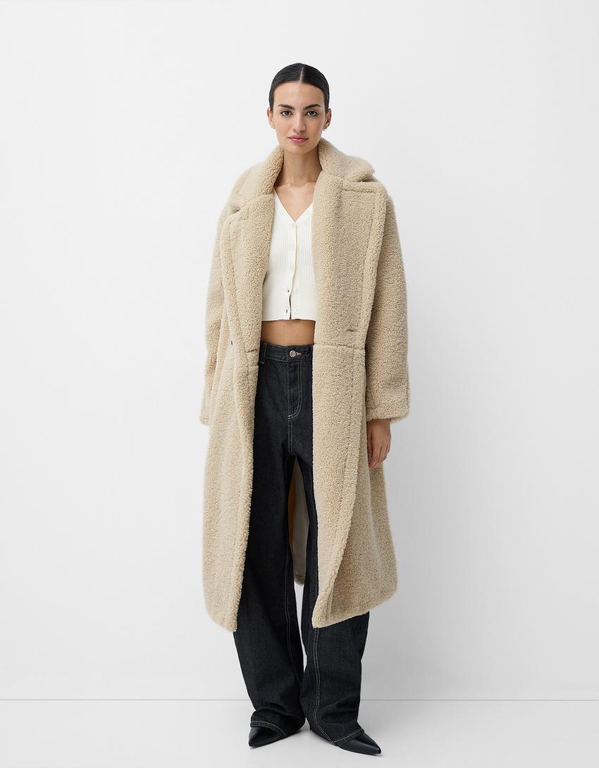 Wendy | Manteau long en peluche avec doublure chaude pour femme