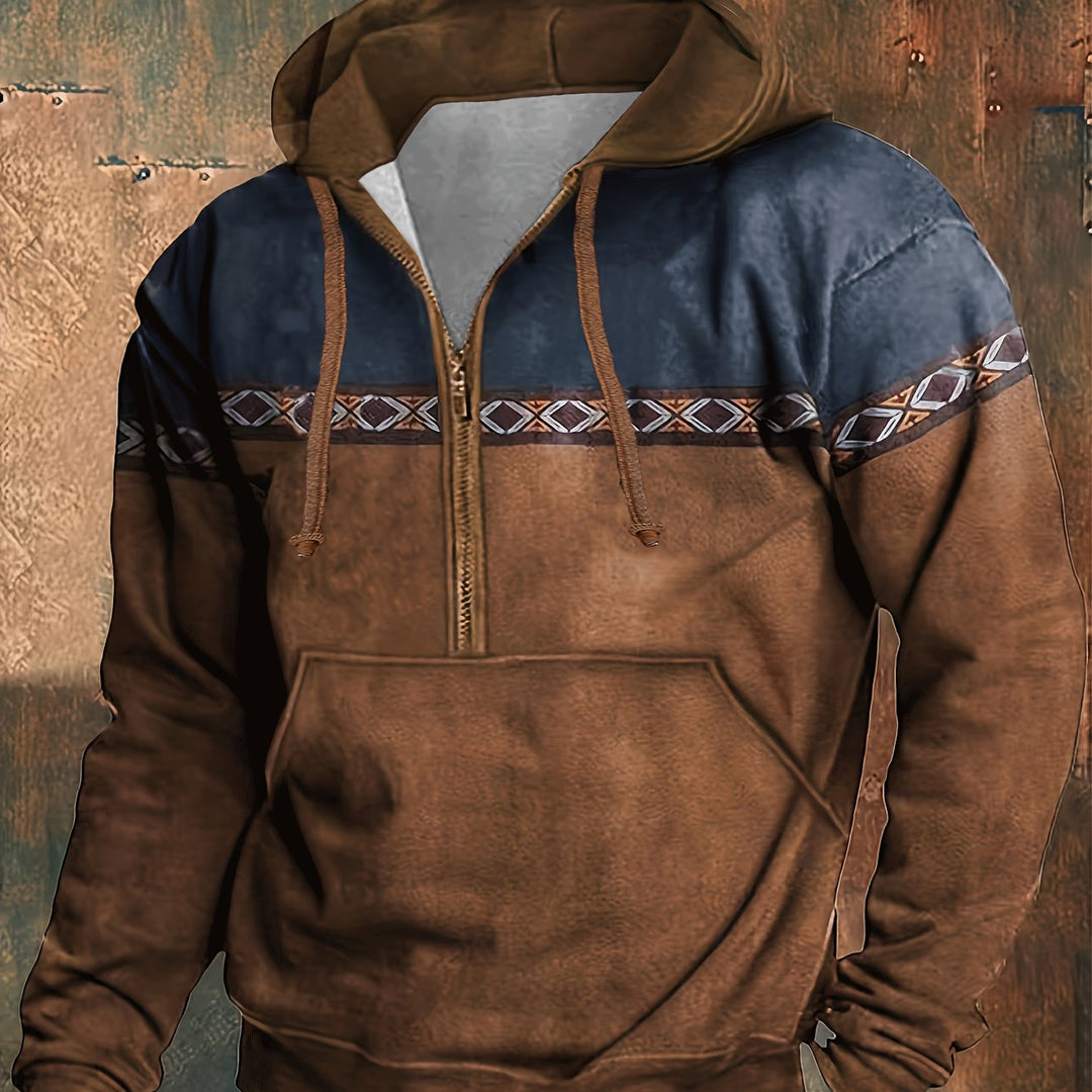 Bluza Yellowstone Half-Zip z kapturem
