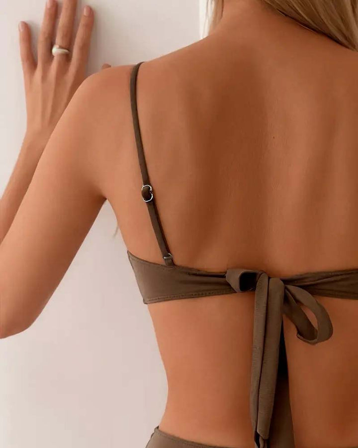 Krystyna - Seksowny Modny Dwuczęściowy Bikini