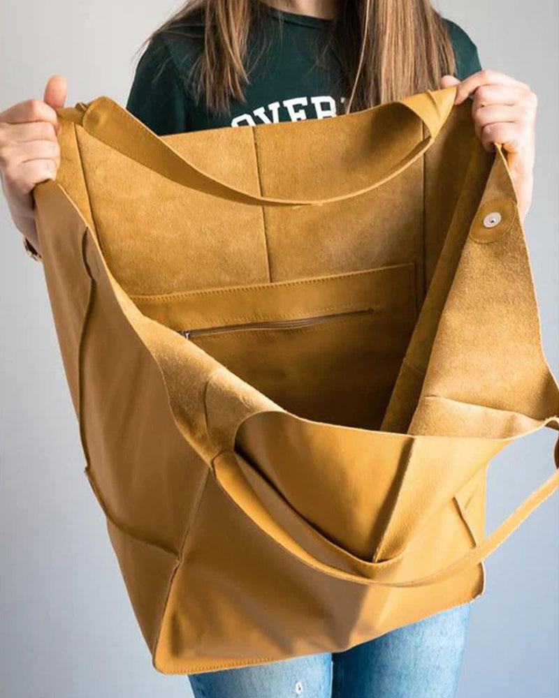 Sacs à main en cuir grande capacité pour femme