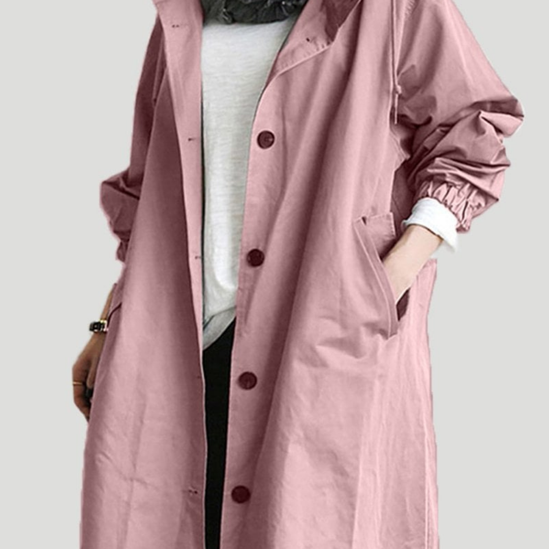 Geoffrey | Manteau long imperméable pour femme