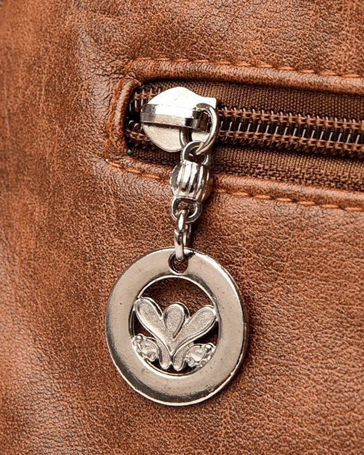 Skórzana torebka typu messenger w stylu vintage
