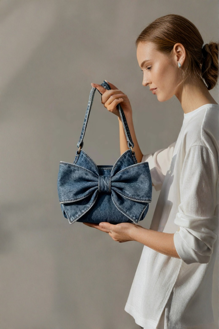 Agata - Torba Retro z Kokardą