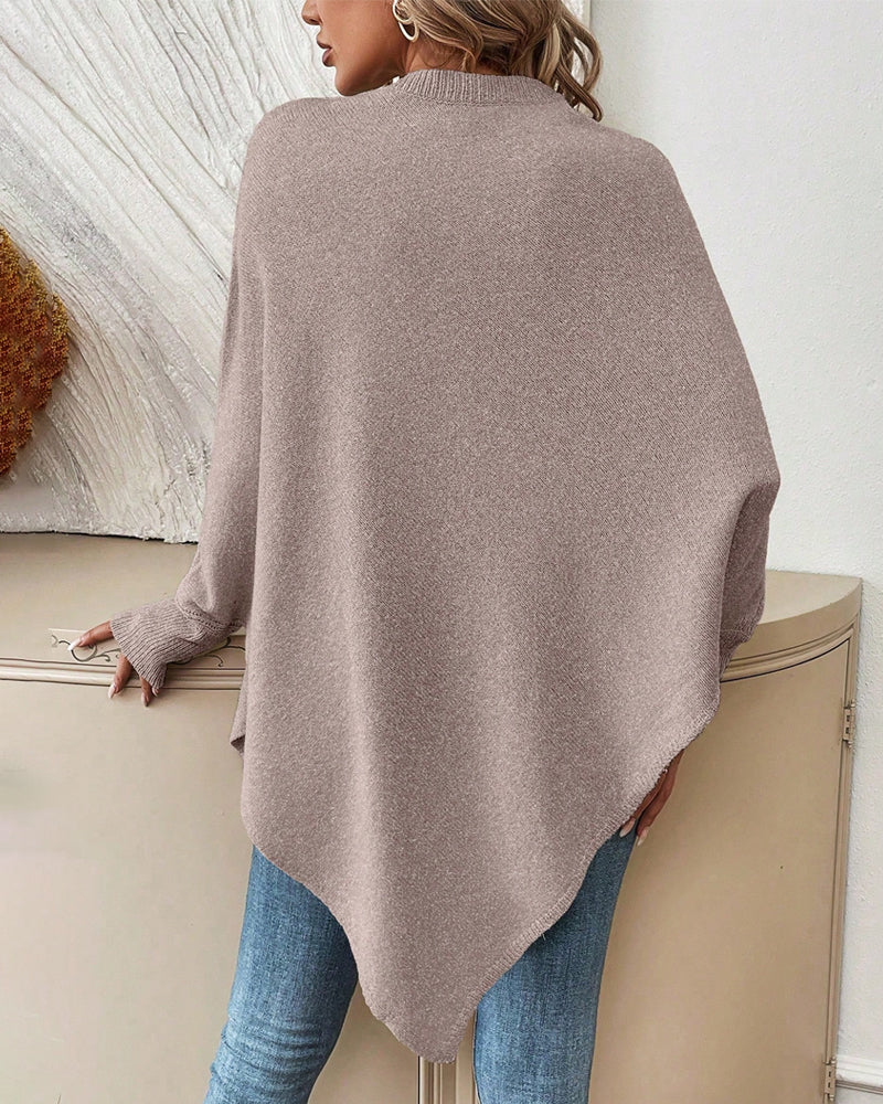 Pull Floral Large à Manches Gigot