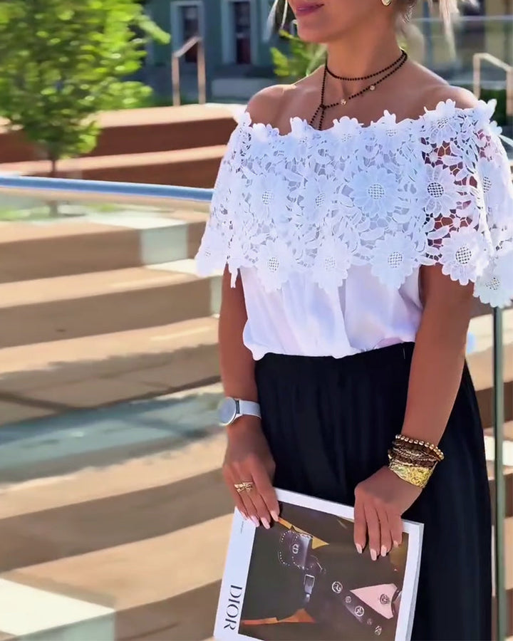 Blouse Dentelle Design Mode