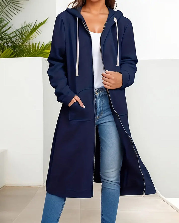 Bluza z kapturem zapinana na zamek
