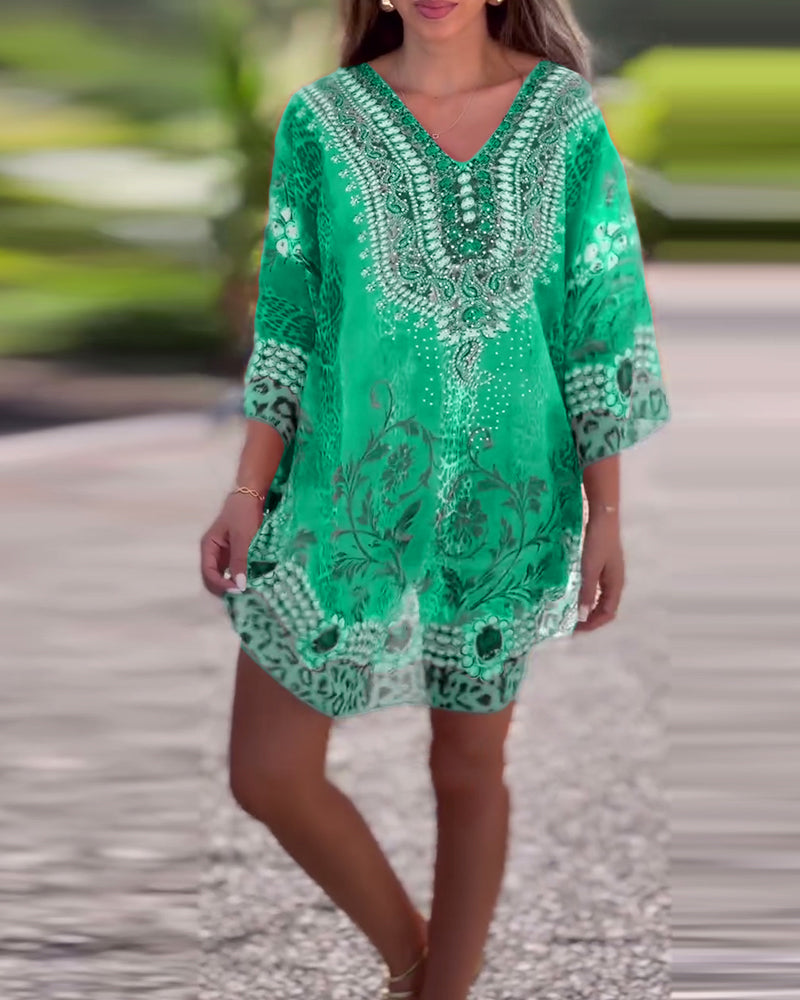 Blouse Imprimé Ethnique