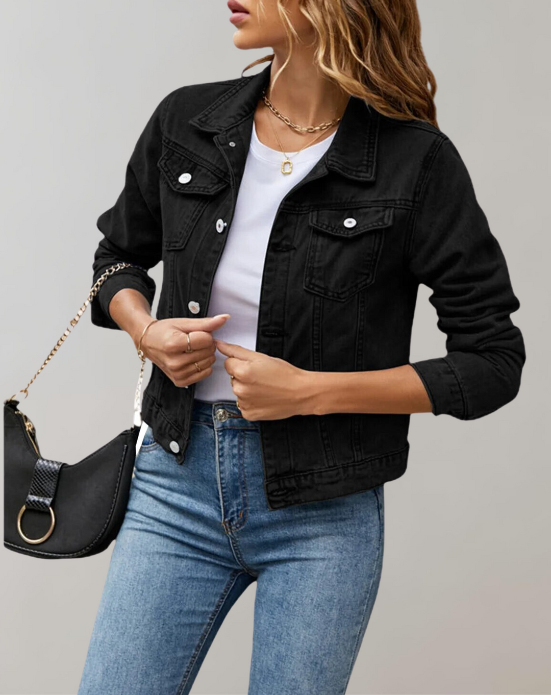 Lucinda | Chemise Décontractée à Manches Longues avec Col Simple pour Femme