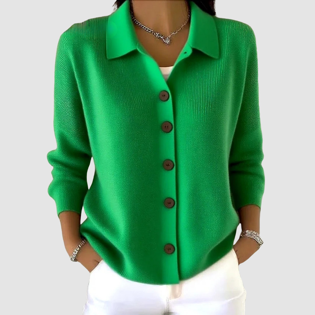 Cardigan Doux Tricot Boutonné