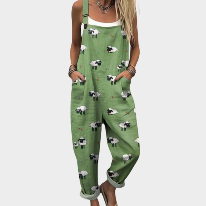 Camille | jasna zieleń w stylu boho