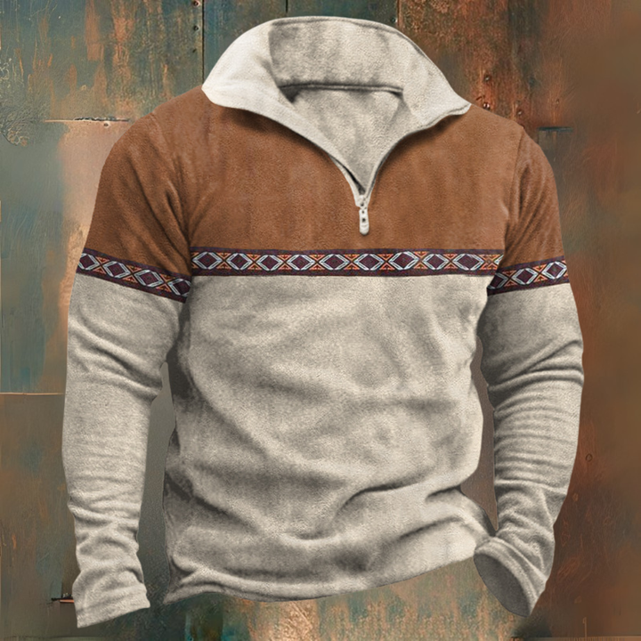 Sweter półgolf Half-Zip
