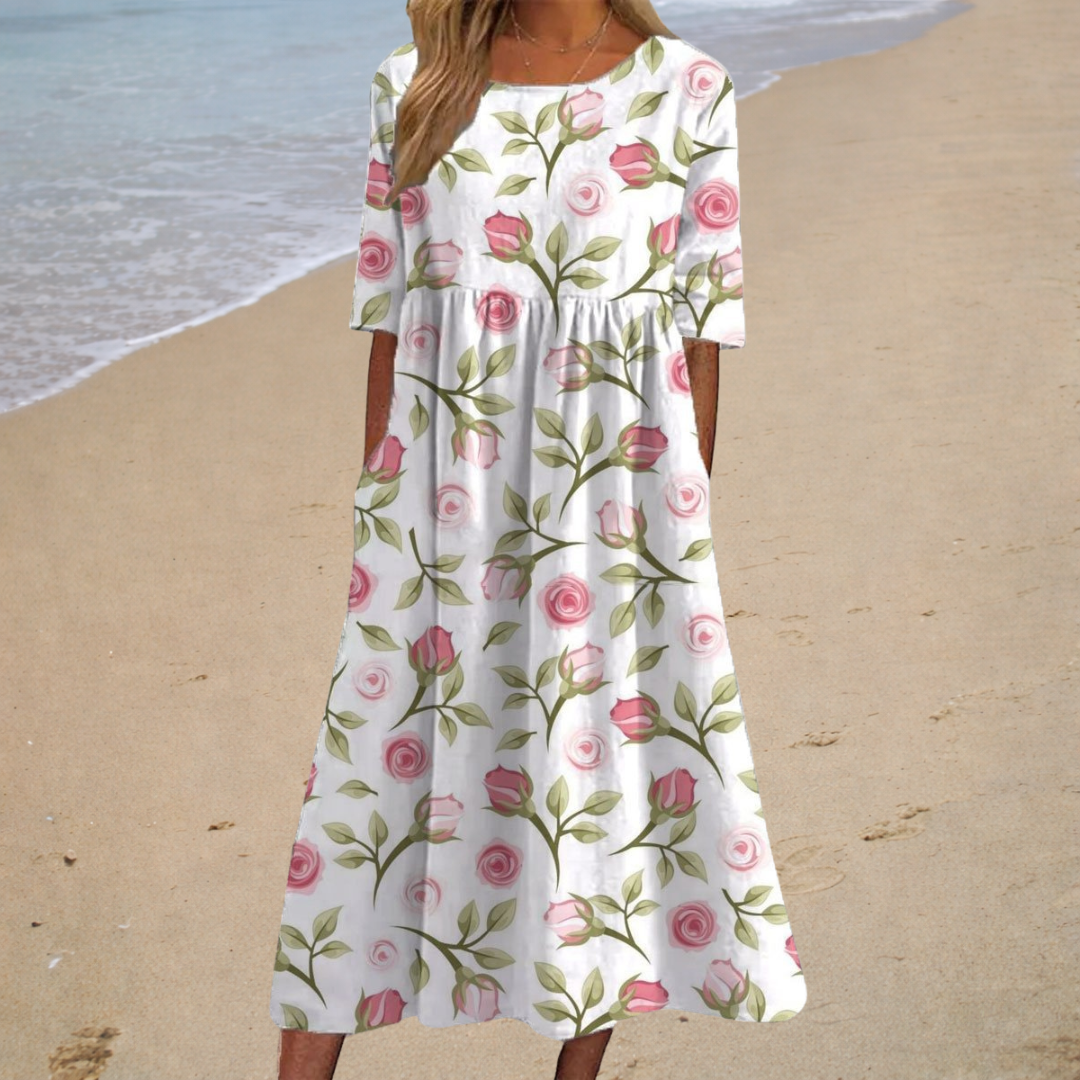 Robe longue fluide chic et confortable