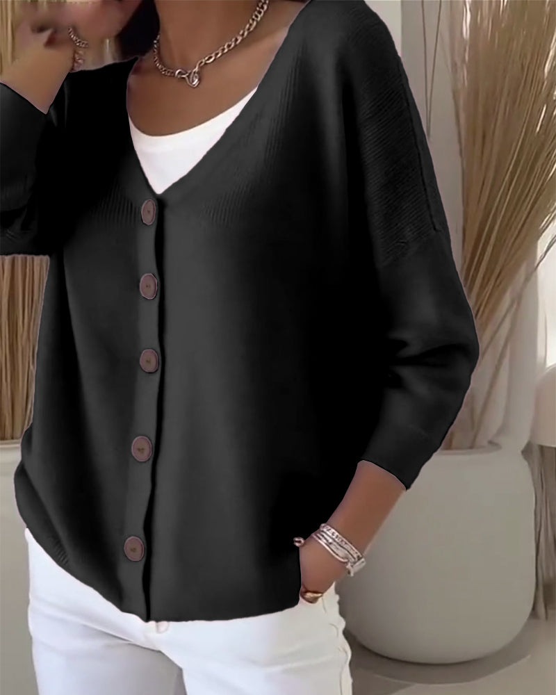 Pull Avec Uni Et Boutonnée Caractéristiques
