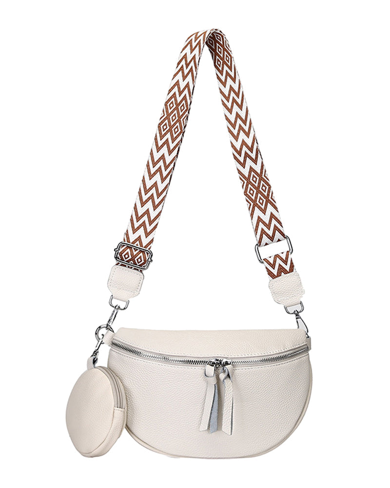 Sac à bandoulière en cuir pour femme