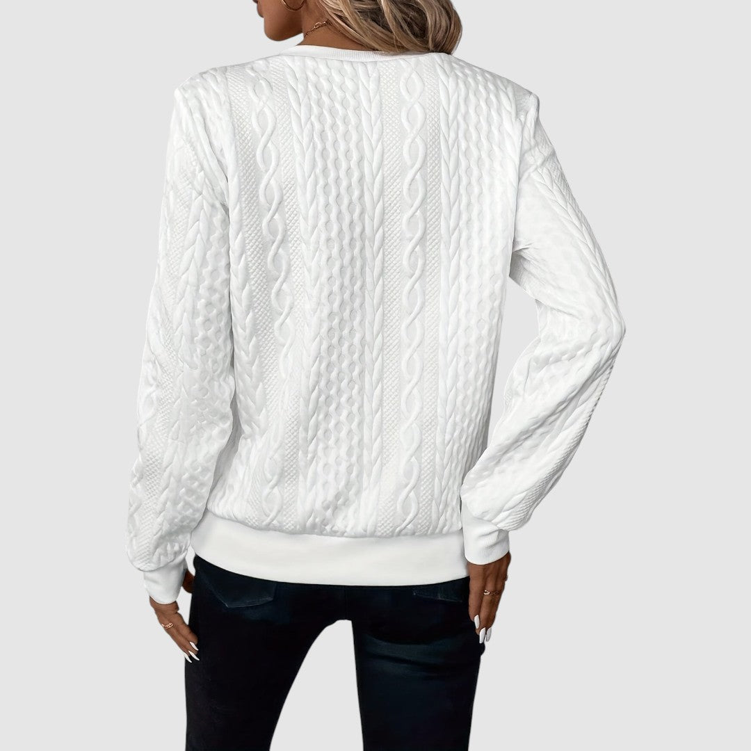 Léonie de Chamonix™ - Sweter z dzianiny