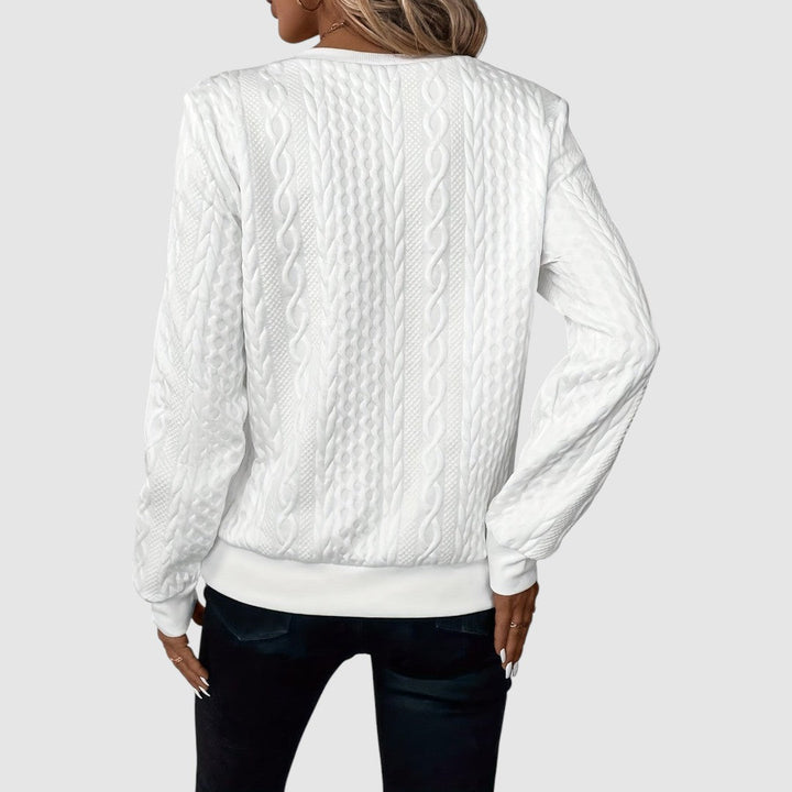 Léonie de Chamonix™ - Sweter z dzianiny