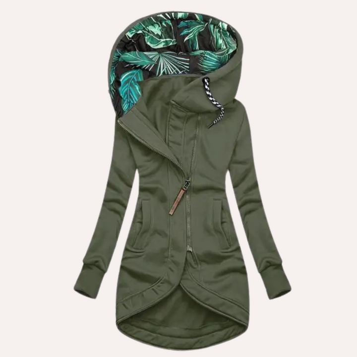 Lucienne | Veste à capuche au design élégant pour femme