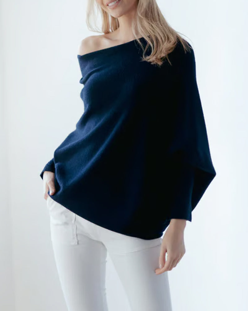 VÊtement Maille Asymétrique Drappé Et Innovant