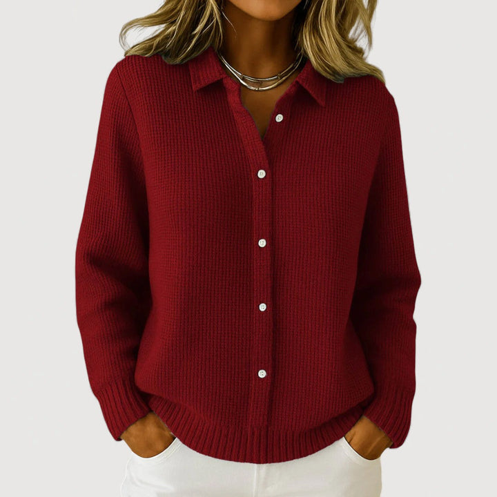 Cardigan en tricot avec boutons HALISE