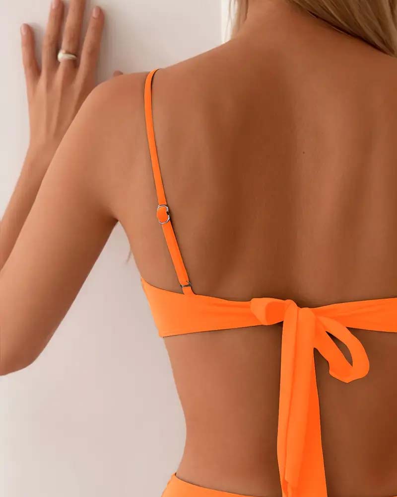 Krystyna - Seksowny Modny Dwuczęściowy Bikini