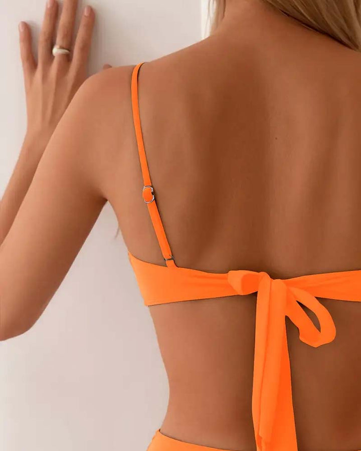 Krystyna - Seksowny Modny Dwuczęściowy Bikini