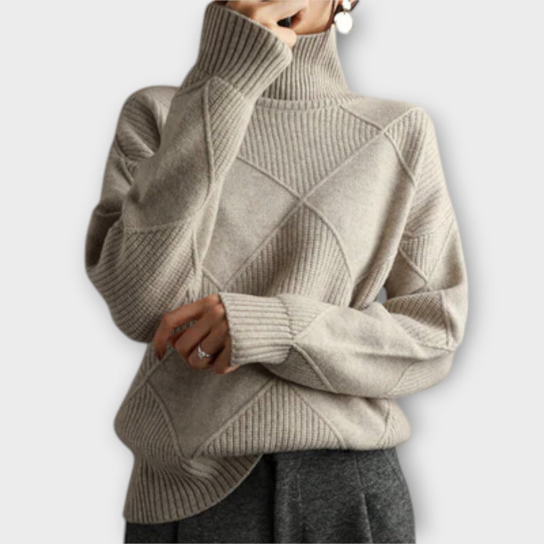 Margaux de Saint-Malo™ - Pull à col roulé
