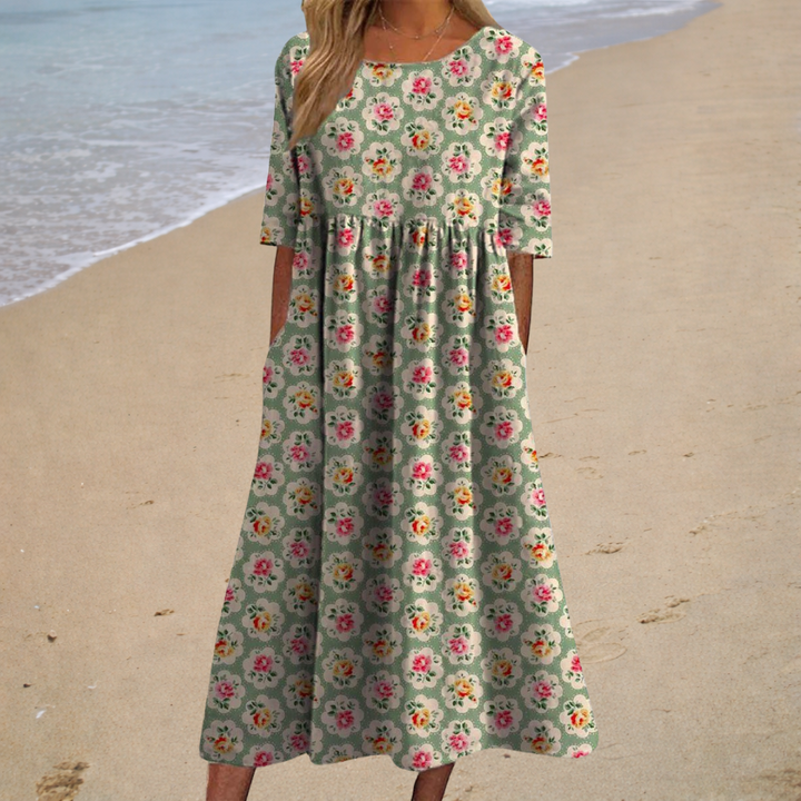 Robe longue fluide chic et confortable