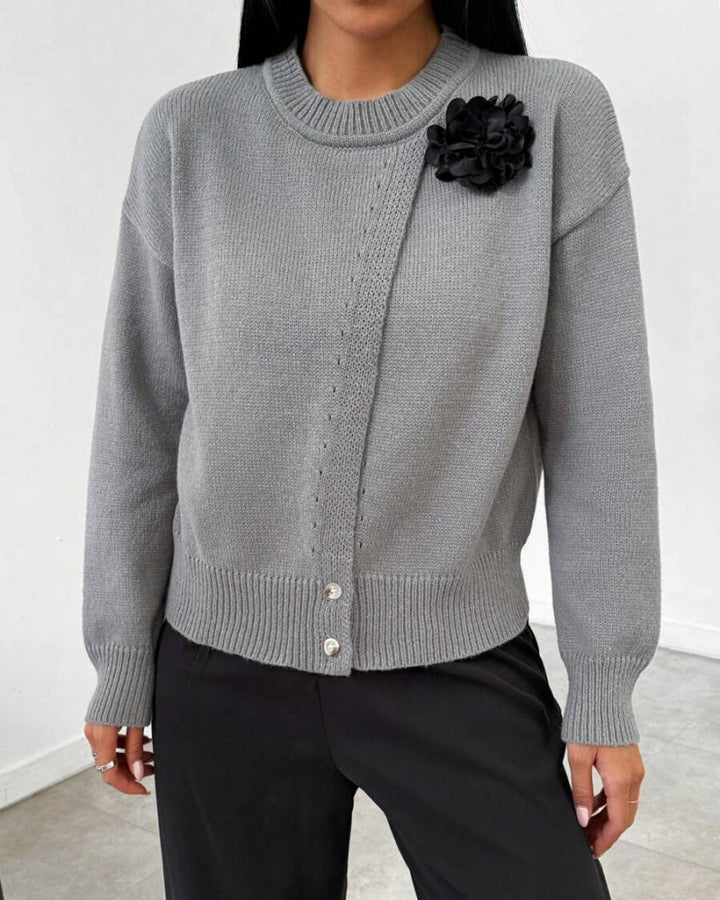 Pull Tendance Avec Ourlet Fendu
