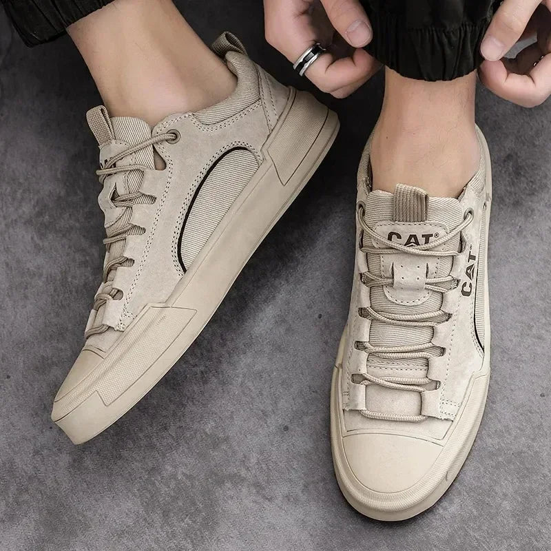 UrbanEdge - Skórzane sneakersy