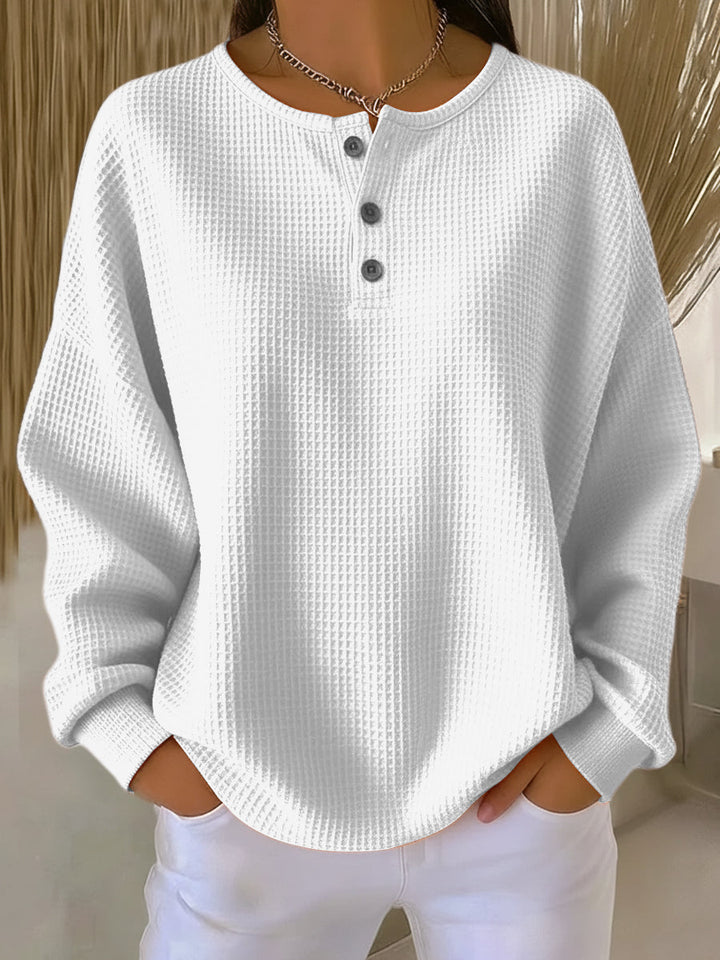 Pull élégant femme avec boutons