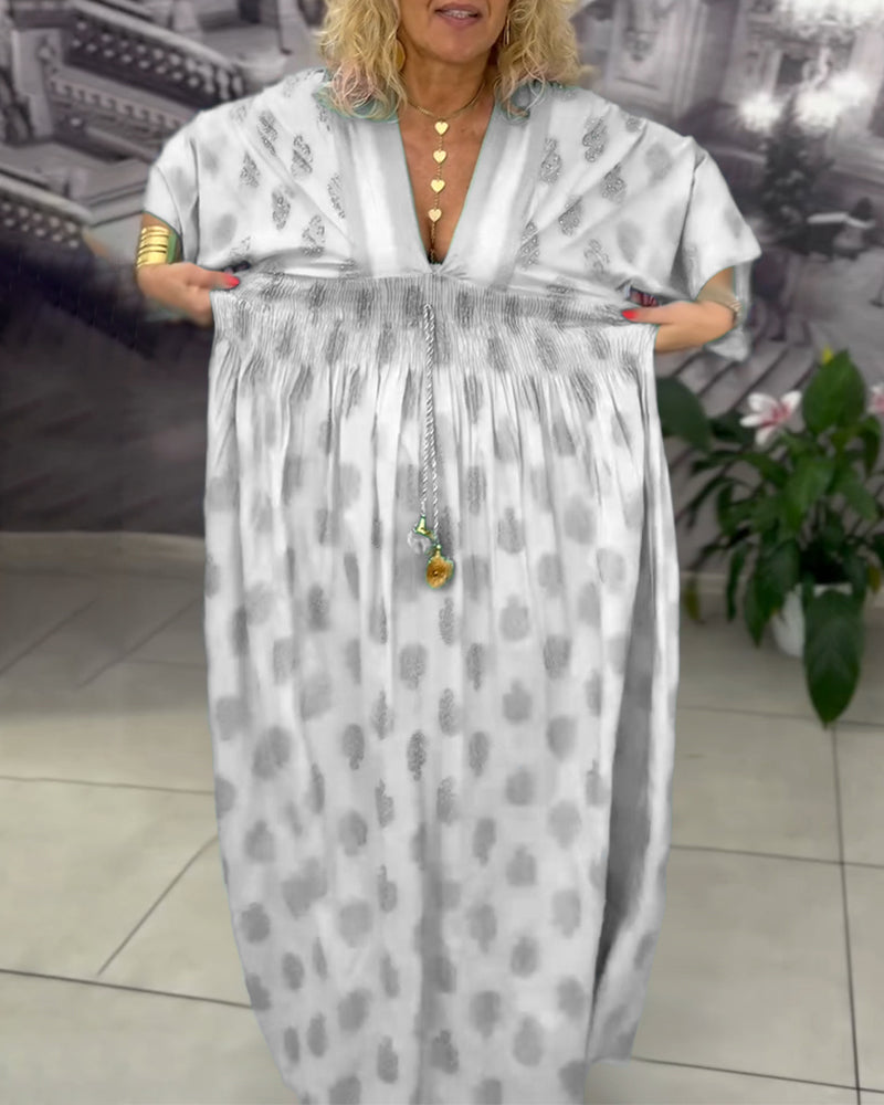 Robe Ample Imprimé Vacances Taille Maxi