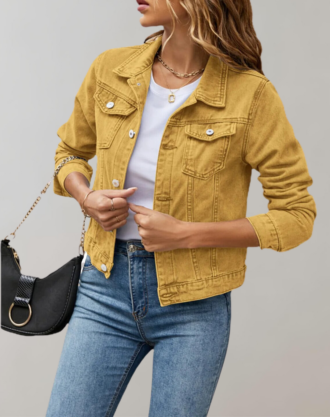 Lucinda | Chemise Décontractée à Manches Longues avec Col Simple pour Femme