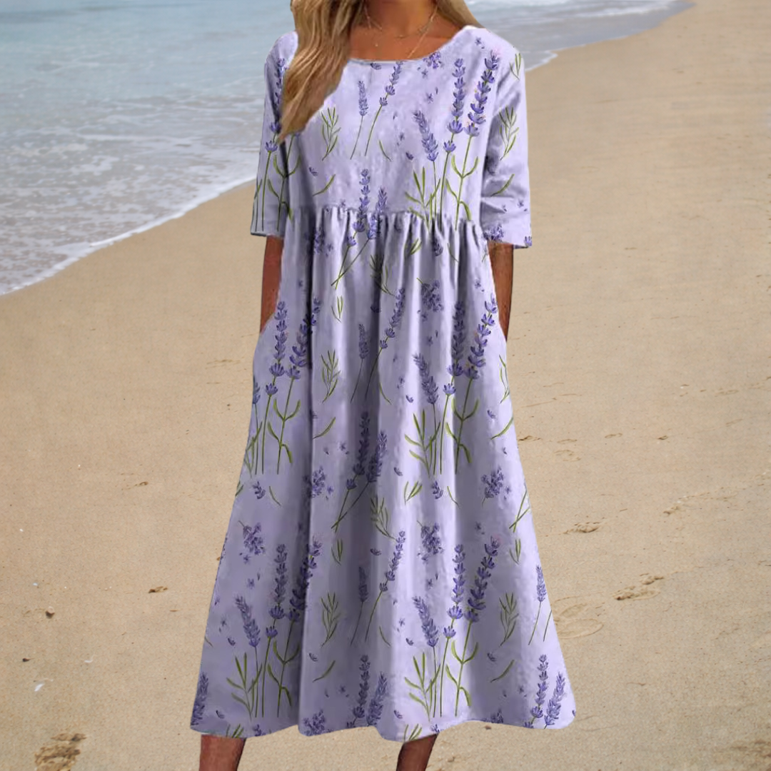 Robe longue fluide chic et confortable