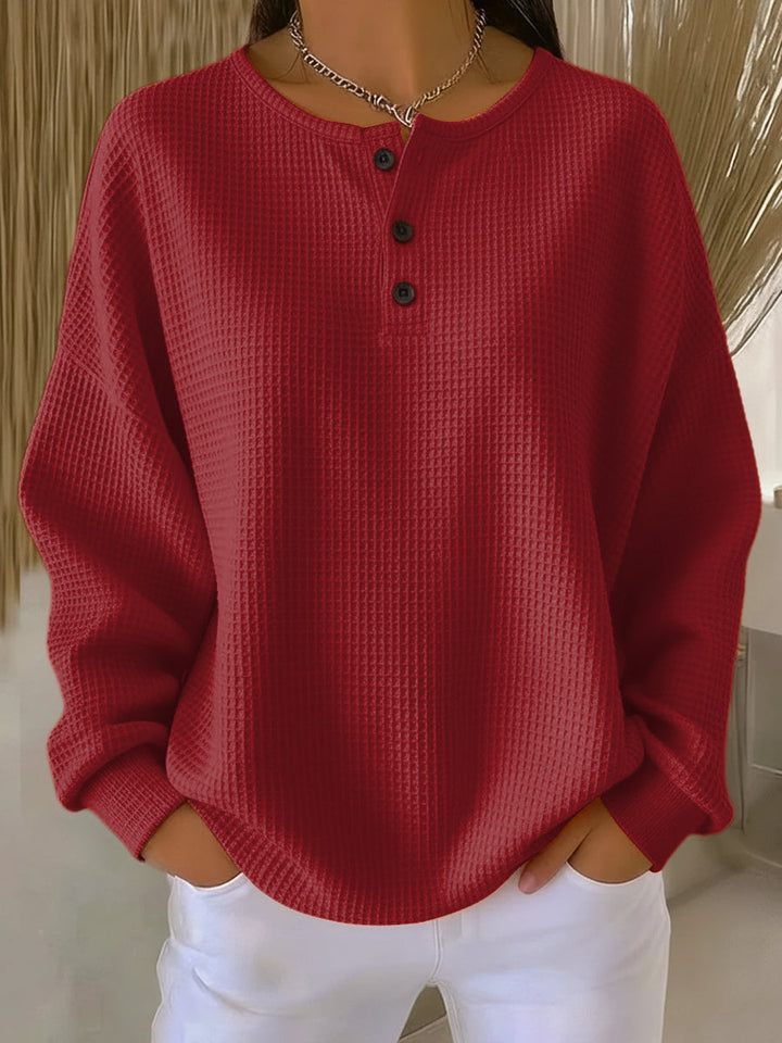 Pull élégant femme avec boutons
