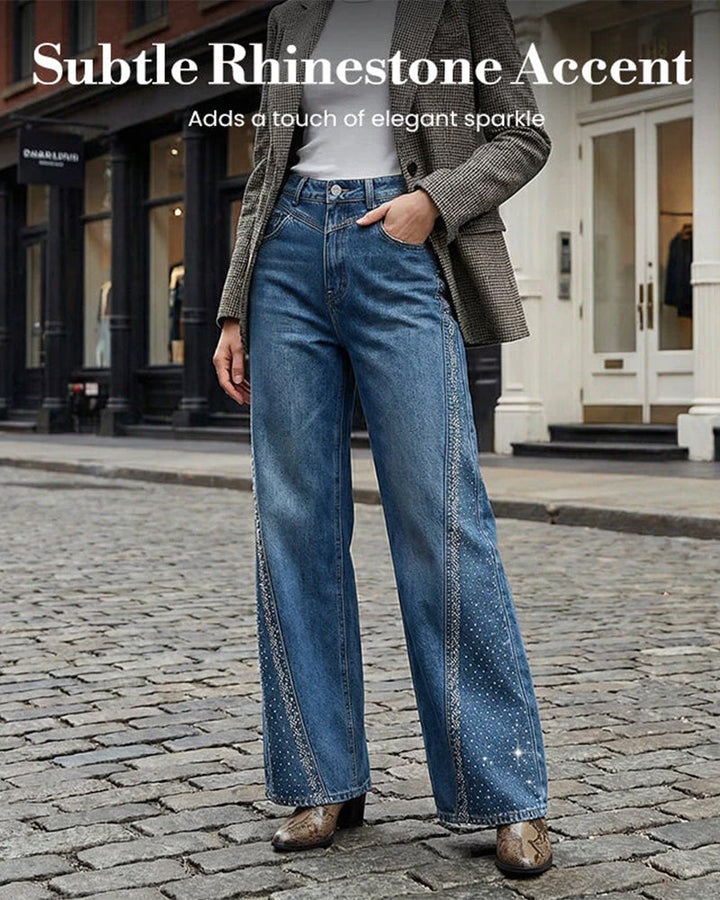 Jeans o kroju relaxed, sprane, z prostymi nogawkami