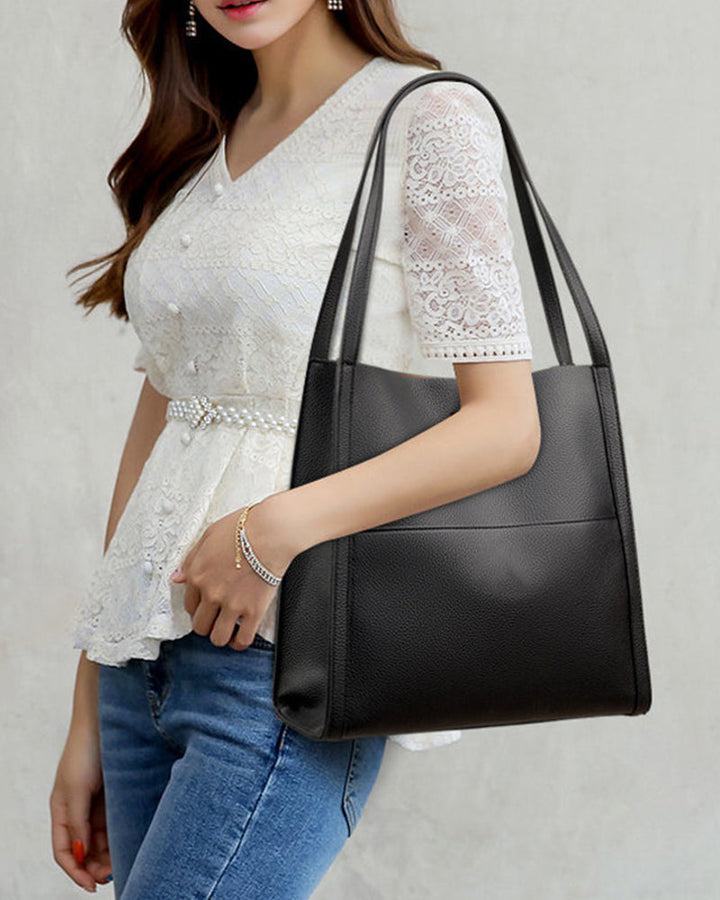 Sac à bandoulière simple de couleur unie