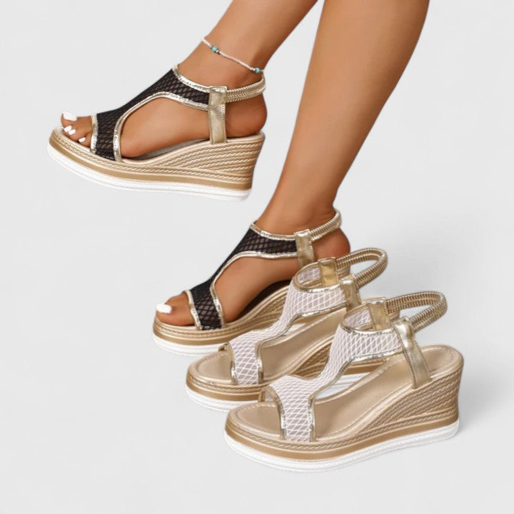 Jessica | Sandales Compensées Orthopédiques