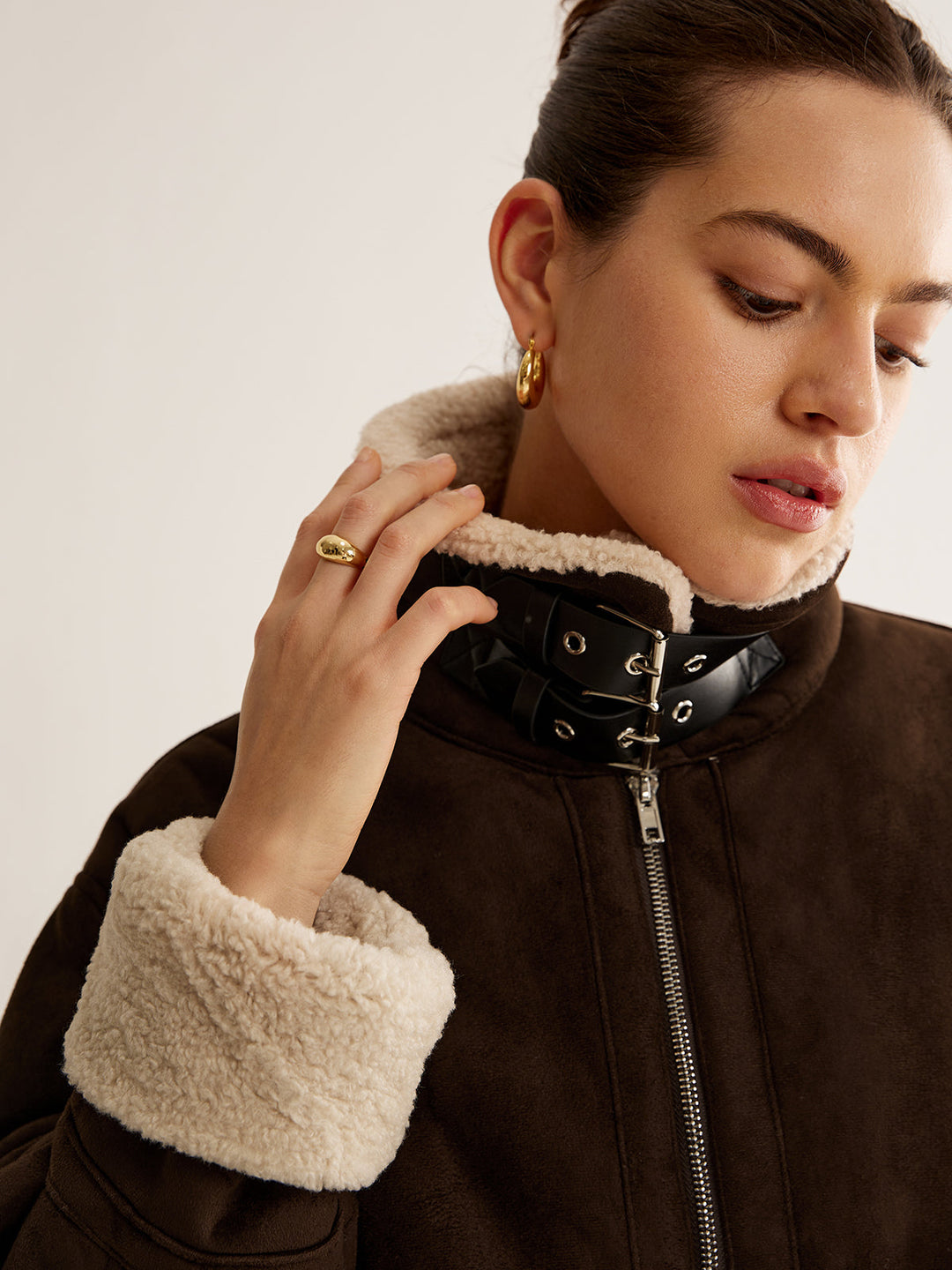 Silvana | Veste vintage marron pour femme