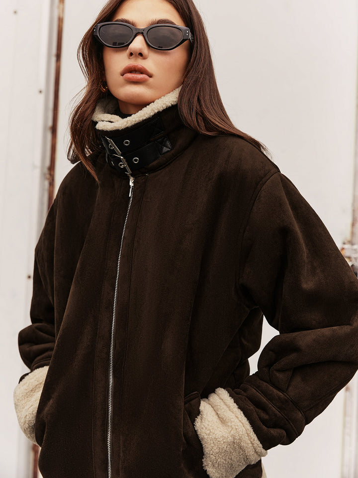 Silvana | Veste vintage marron pour femme
