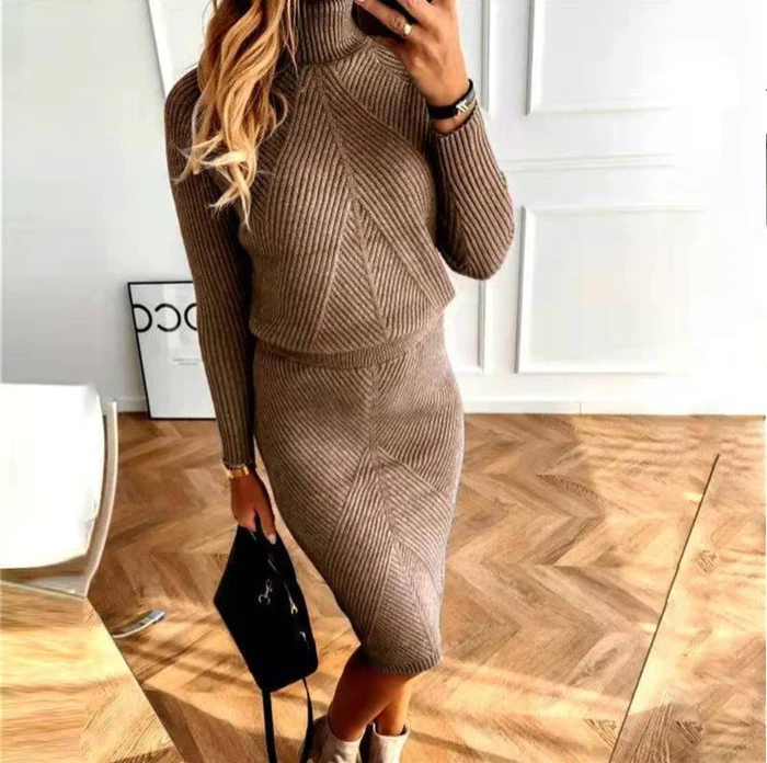 Christa | Robe Pull Tricotée avec Confort Douillet pour Femmes