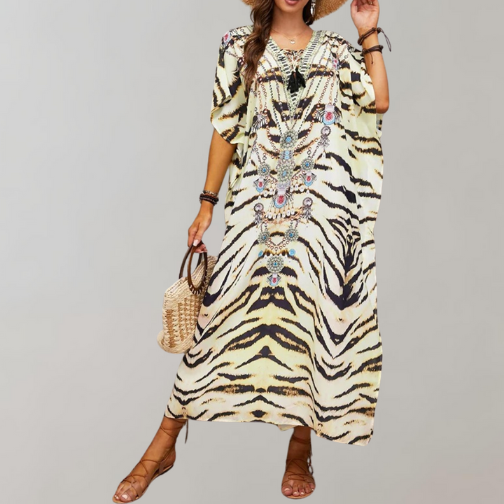 Nala | Caftan de plage grande taille pour femmes