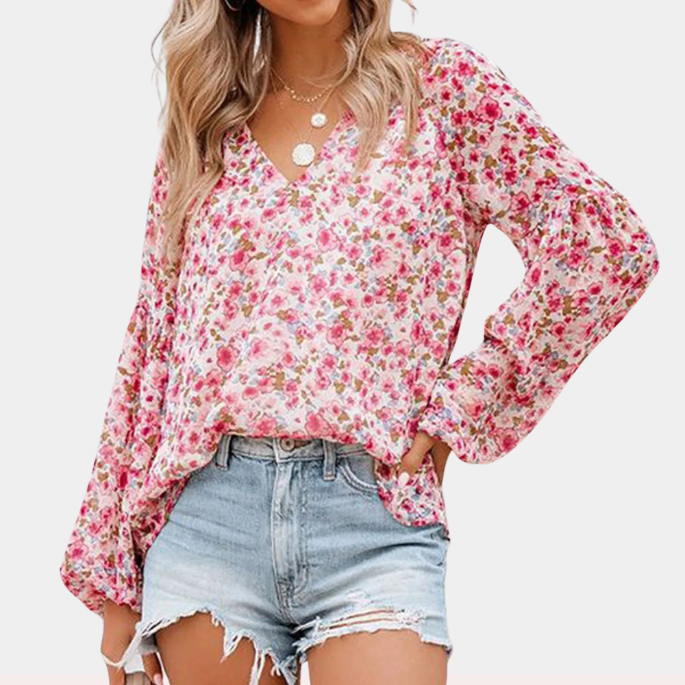 Samaira | Blouse d'été à imprimé floral pour femme