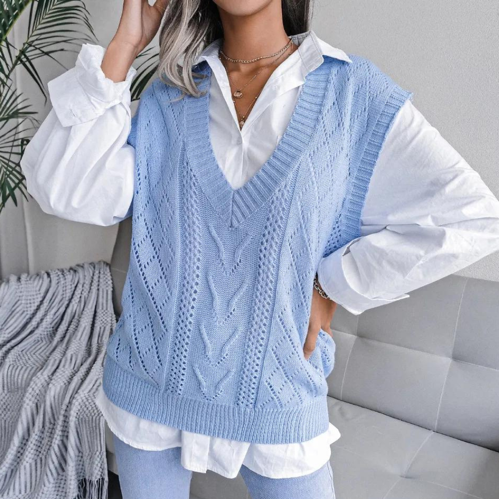Marielle | Cardigan élégant à col en V pour femme