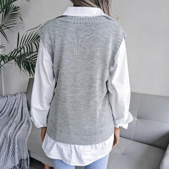 Marielle | Cardigan élégant à col en V pour femme
