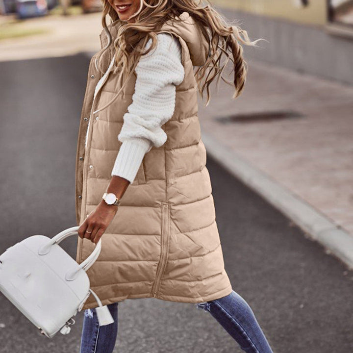 Wednesday | Gilet long chaud pour l’hiver pour femme
