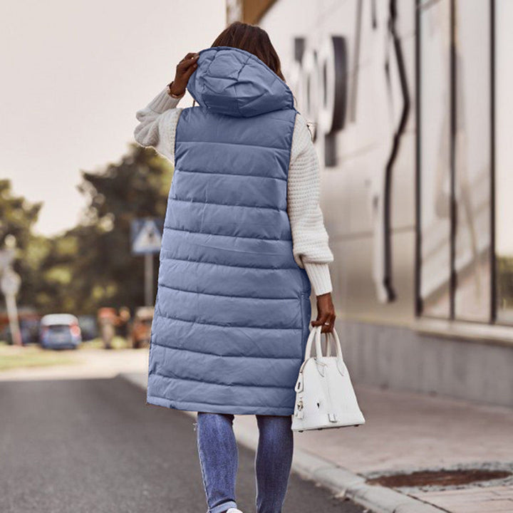 Wednesday | Gilet long chaud pour l’hiver pour femme
