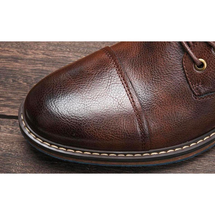 Ethan | Skórzane Botki Oxford Artisanales
