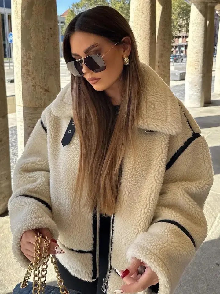 Stacey | Veste Teddy Polyvalente pour Femmes